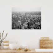 Poster Vue d'ensemble de New York (Cuisine)