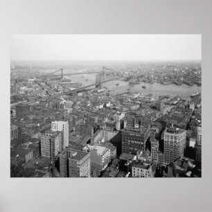 Poster Vue d'ensemble de New York