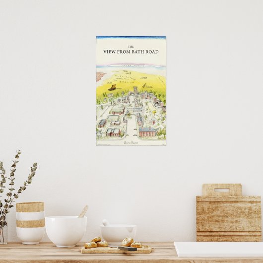 Poster Vue Depuis Bath Road (Cuisine)