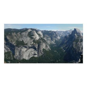 Poster Vue depuis Glacier Point dans le parc national de 