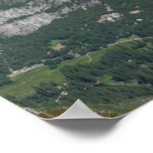 Poster Vue depuis Glacier Point dans le parc national Yos (Coin)