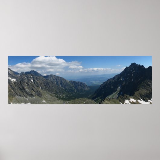 Poster Vue depuis Koprowa Pass, Tatras (Devant)