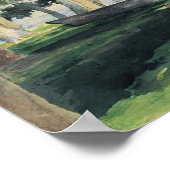 Poster 'Vue depuis la cabane' - John LaFarge Imprimer (Coin)