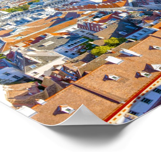 Poster Vue depuis la cathédrale Saint-Étienne, Vienne (Coin)