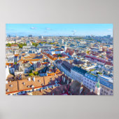 Poster Vue depuis la cathédrale Saint-Étienne, Vienne (Devant)