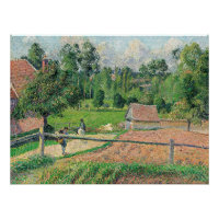 Vue depuis la fenêtre de l'artiste Camille Pissarr