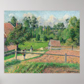 Poster Vue depuis la fenêtre de l'artiste Camille Pissarr (Devant)