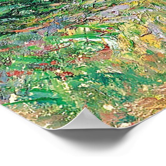 Poster Vue depuis la fenêtre de l'artiste Camille Pissarr (Coin)