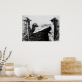 Poster Vue depuis la fenêtre du Gras, Joseph Niepce (Cuisine)