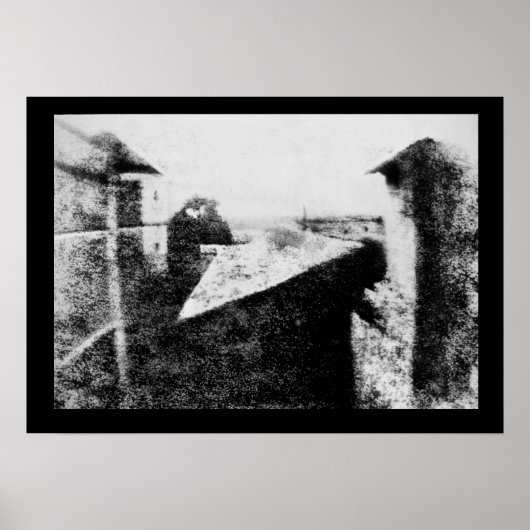 Poster Vue depuis la fenêtre du Gras, première photo (Devant)