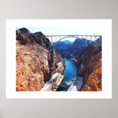 Poster Vue depuis le barrage Hoover (Devant)