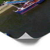 Poster Vue depuis le London Eye (Coin)