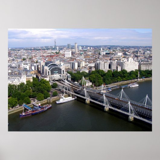 Poster Vue depuis le London Eye (Devant)