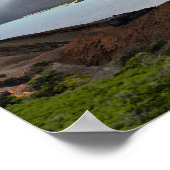 Poster Vue depuis le pic Bartolome dans les îles Galapago (Coin)