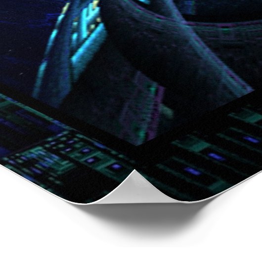 Poster vue depuis le pont (Coin)