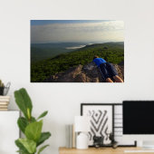 Poster Vue depuis le sentier des Appalaches, Grayson High (Bureau à domicile)