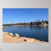 Poster Vue depuis le Wedge, Newport Beach, Californie (Devant)