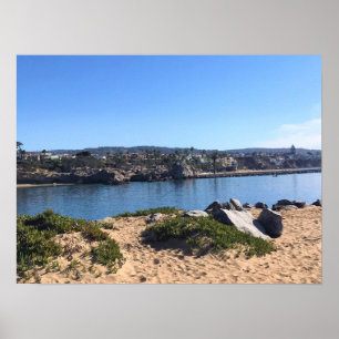 Poster Vue depuis le Wedge, Newport Beach, Californie