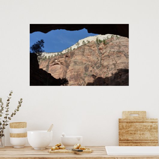 Poster Vue depuis l'escalier du diable au parc national d (Cuisine)