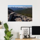 Poster Vue depuis Mitchell Peak à Sequoia National Park (Bureau à domicile)
