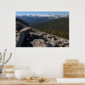 Poster Vue depuis Mitchell Peak à Sequoia National Park (Cuisine)