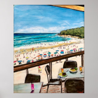 Poster Vue depuis Noosa Surf Club