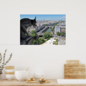 Poster Vue depuis Notre Dame de Paris (Poster) (Cuisine)