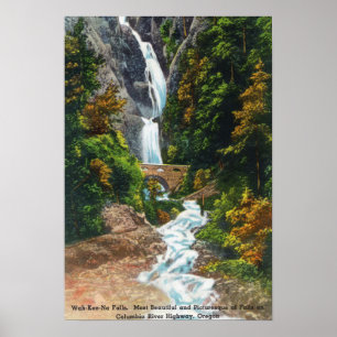 Poster Vue des automnes Wah-Kee-Na