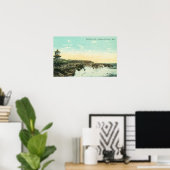 Poster Vue des brasseurs à Vue de l'EauSanta Cruz, CA (Bureau à domicile)