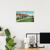 Poster Vue des casernes du Sud depuis le drapeau (Bureau à domicile)