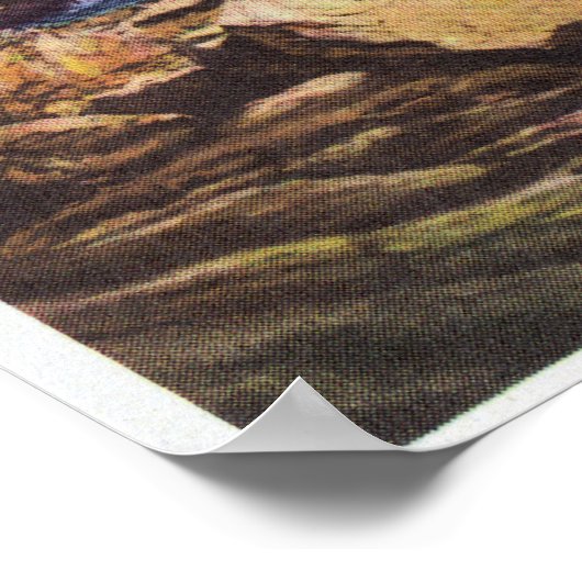 Poster Vue des chutes Bash-Bish près de Great Barrington (Coin)