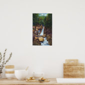 Poster Vue des chutes Bash-Bish près de Great Barrington (Cuisine)