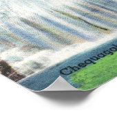 Poster Vue des chutes Chequagah (Coin)