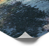 Poster Vue des chutes et du pont de la rivière Ausable (Coin)