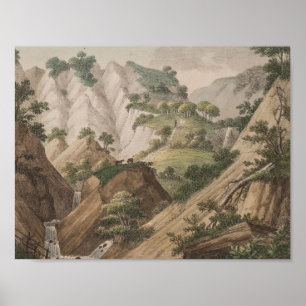 Poster Vue des craies de Møn (1802 - 1803)
