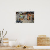 Poster Vue des drapeaux américains, britanniques et franç (Cuisine)