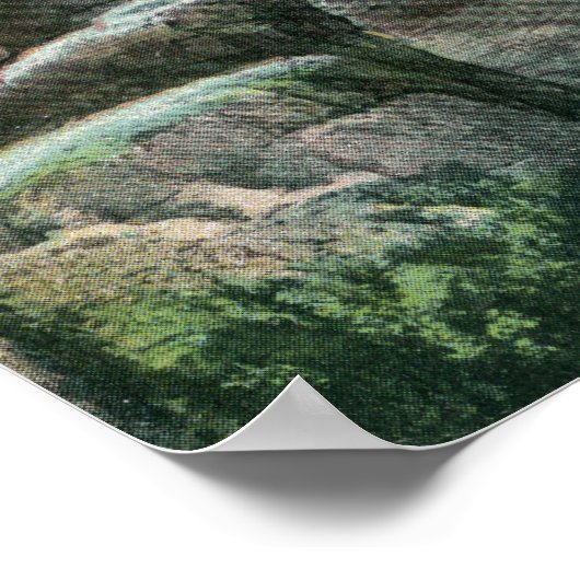 Poster Vue des escaliers géants à Rockface (Coin)