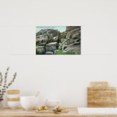 Poster Vue des escaliers géants à Rockface (Cuisine)