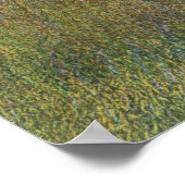 Poster Vue des fermiers récoltant avec un énorme cheval (Coin)