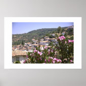 Poster Vue des fleurs (Devant)