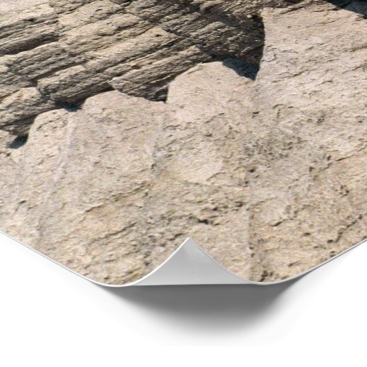 Poster Vue des grottes de Qumran (Coin)