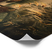 Poster Vue des incendies à Paris pendant la Commune (Coin)