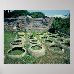 Poster Vue des magasins