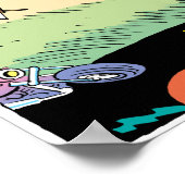 Poster Vue des oiseaux des marais (Coin)