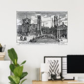 Poster Vue des portes à l'entrée de l'Arsenal (Bureau à domicile)