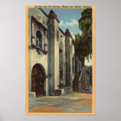 Poster Vue des portes et escaliers de la mission (Devant)