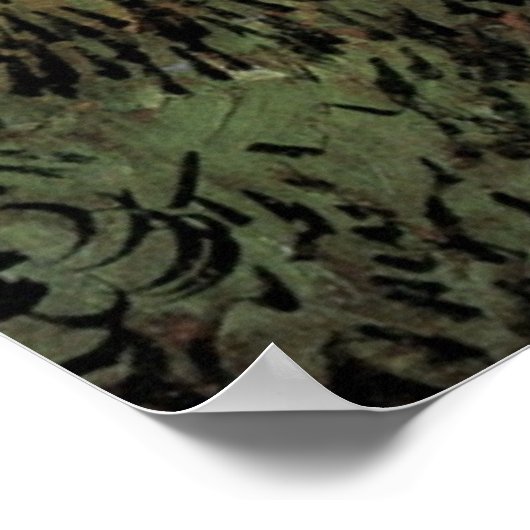 Poster Vue des Saintes-Maries par Vincent van Gogh (Coin)