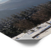 Poster Vue des Tatras d'hiver de Beskid Sądecki (Coin)