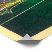 Poster Vue des terrains de poloNew York, New York (Coin)