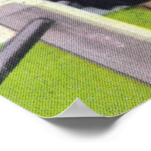 Poster Vue des touristes à la Maison de Printemps Hathorn (Coin)